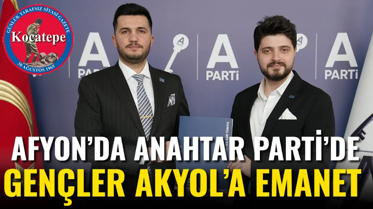 Afyonkarahisar'da Ahmet Akyol Gençlik Kolları Başkanı Oldu