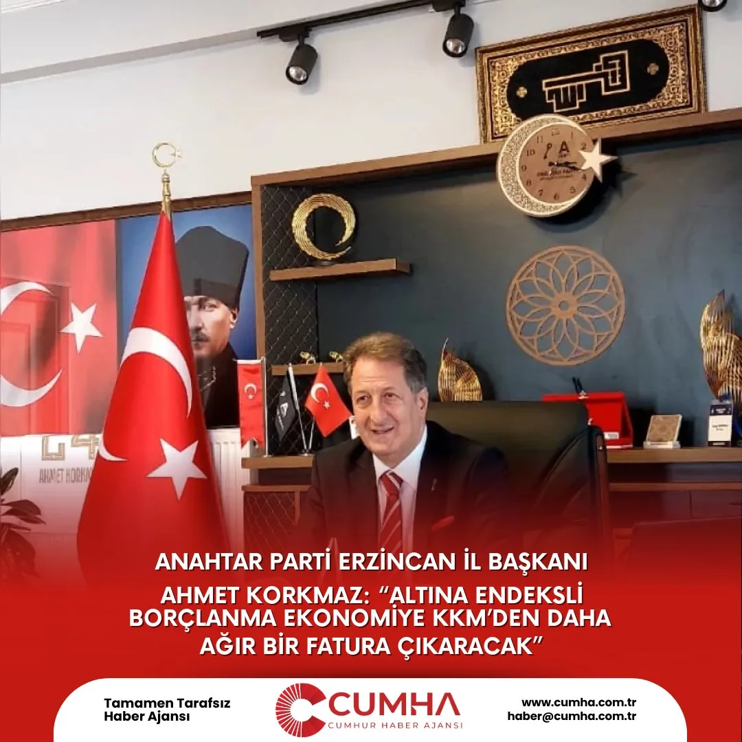 Ahmet Korkmaz: Altına Endeksli Borçlanma Ekonomiye Ağırlık Getirecek