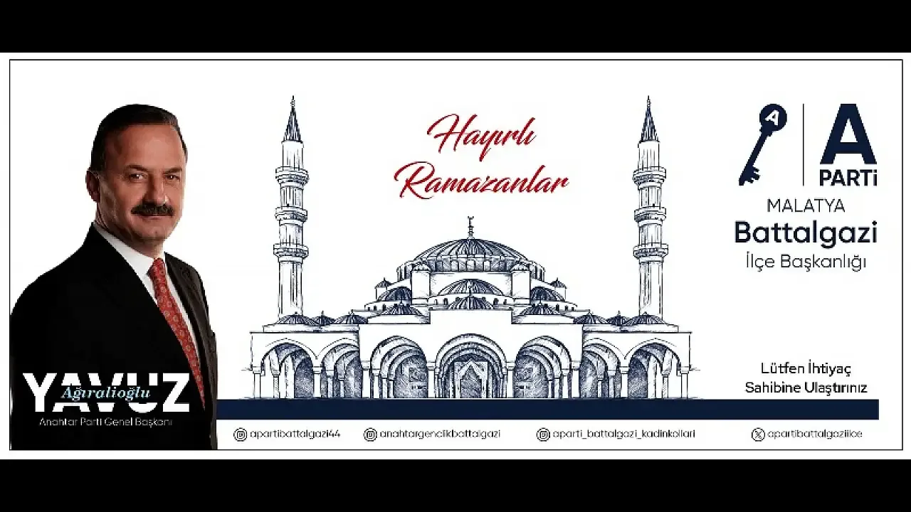 Anahtar Parti Battalgazi İlçe Başkanlığı Ramazan Seferberliği Başlatıyor