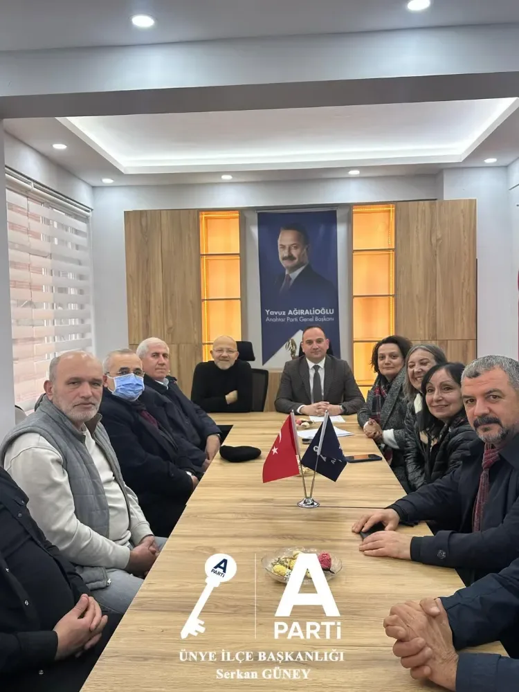 Ünye Çevre Platformu Anahtar Parti'yi Ziyaret Etti
