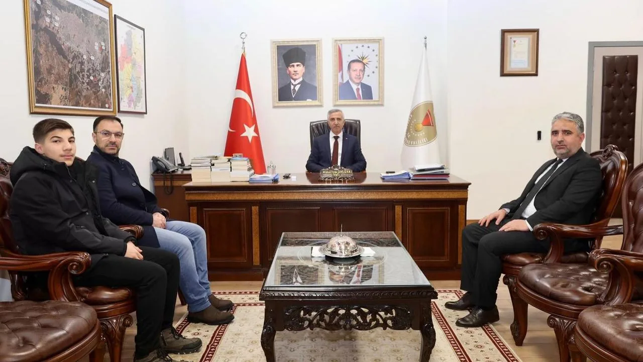 Vali Ünlüer, Anahtar Parti Onikişubat İlçe Başkanı Geyik’i Ağırladı